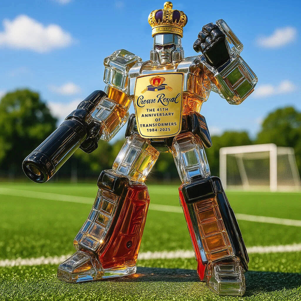 Transformers 41st Anniversary commemorative Whisky bottle