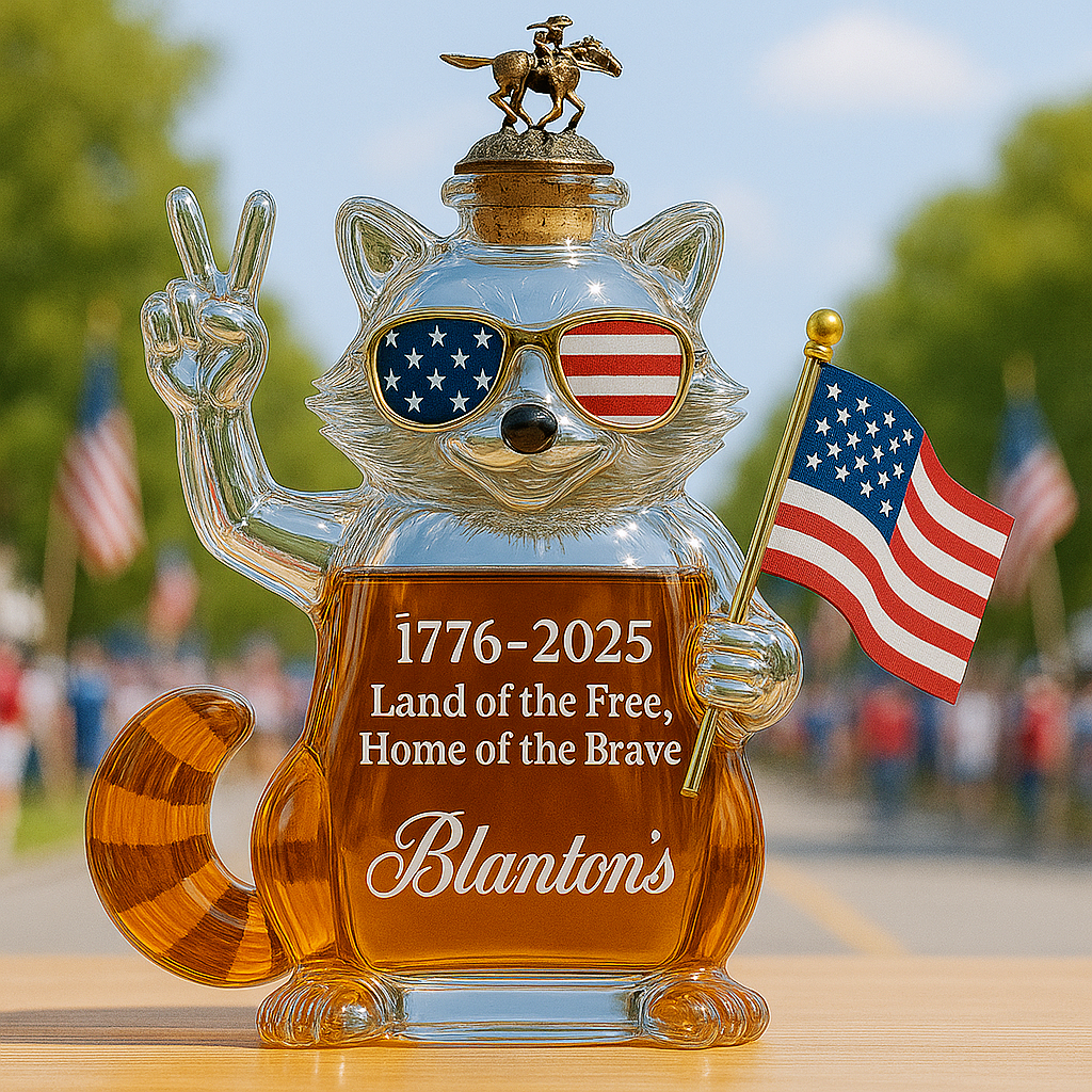 Liberty Raccoon Whiskey Bottle