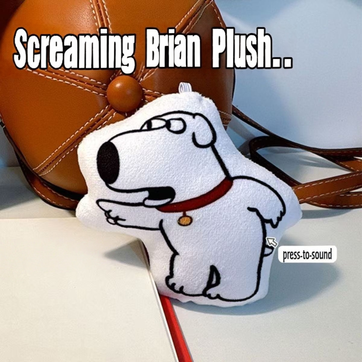 Brian Meme Screaming Plush