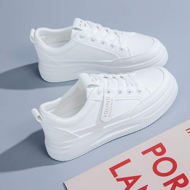 White Sneaker Women's Spring New Style Women's Shoes Summer School-Appropriate Flat Bottom Spring Summer Best-selling Sport Korean-style Sneakers