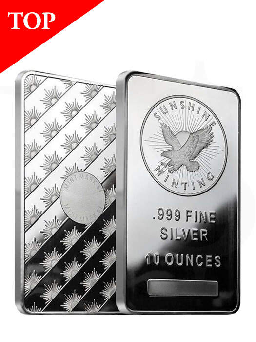 10 oz Sunshine Mint Silver Bar