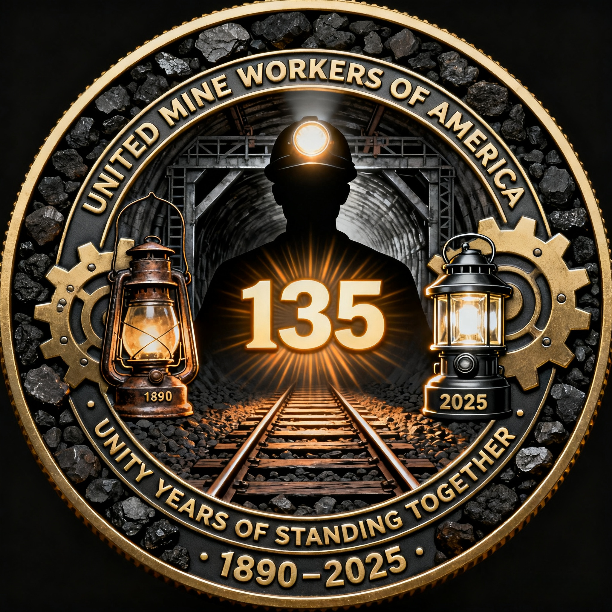 United Mine Workers of America 135th Anniversary Coin Limited Edition