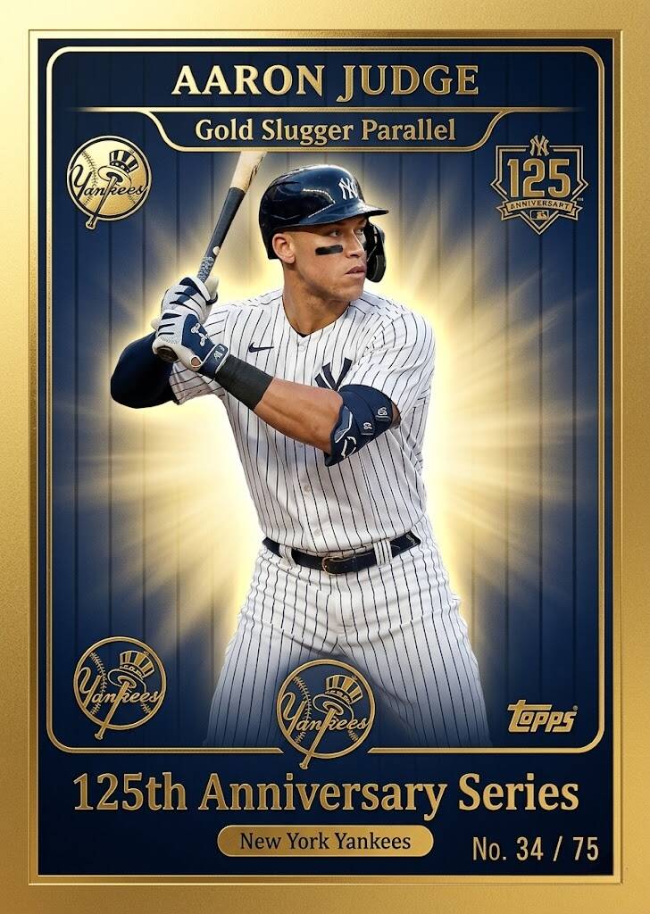 2026 New York Yankee 125th Anniversary Trading Cards Hobby Box