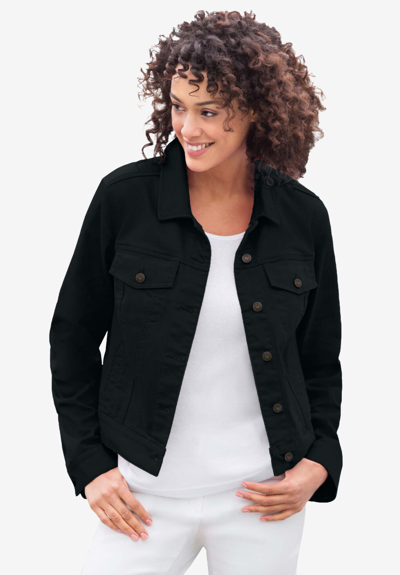 Stretch Denim Jacket