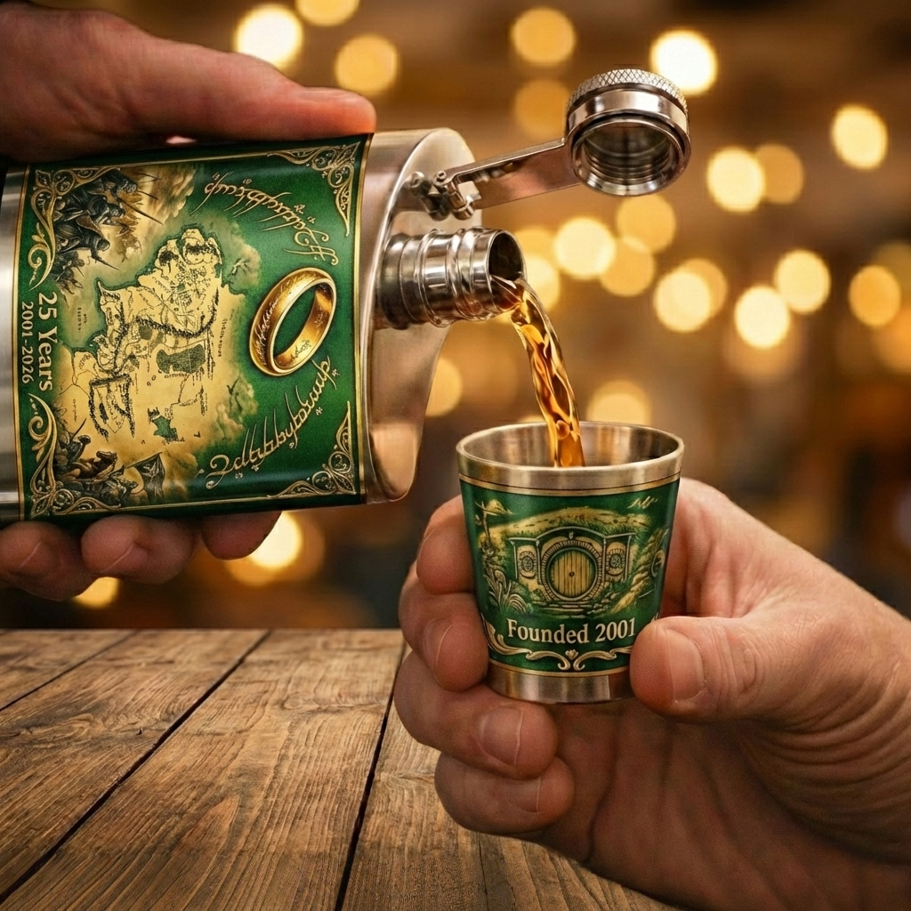The Lord of the Rings 25th Anniversary Decanter Gift Set