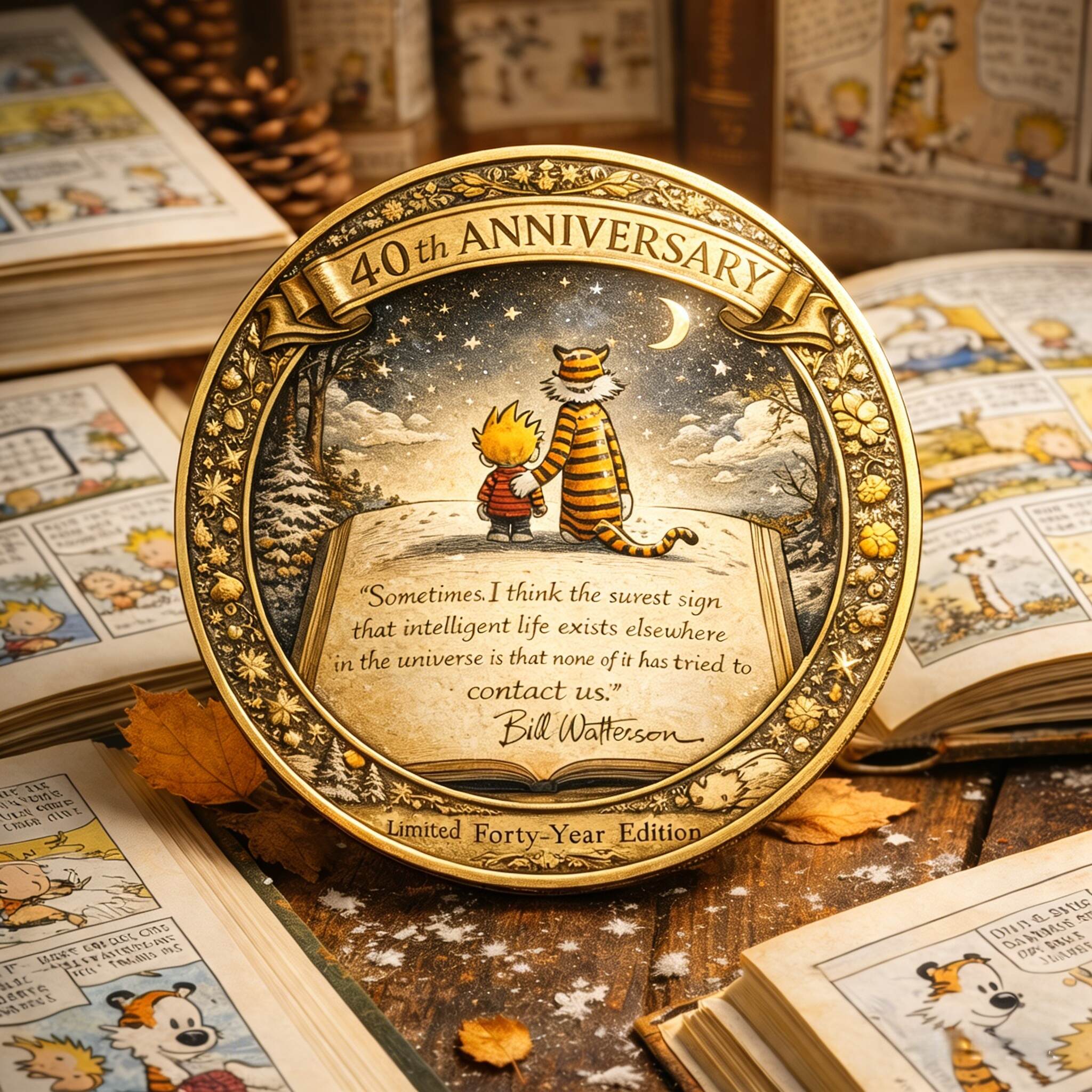 Calvin & Hobbes · 40th Anniversary Commemorative Coin