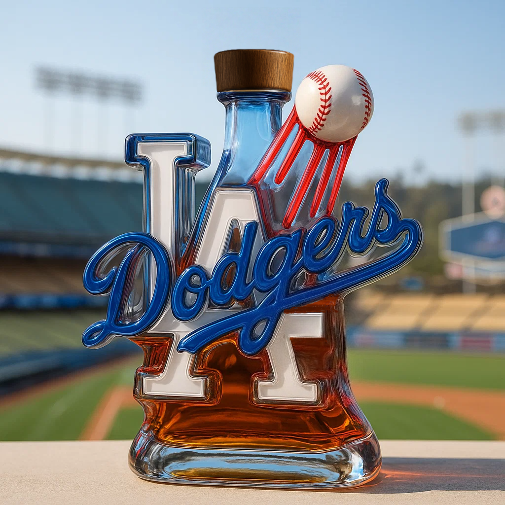 Los Angeles Dodgers Limited Edition Whiskey Bottle
