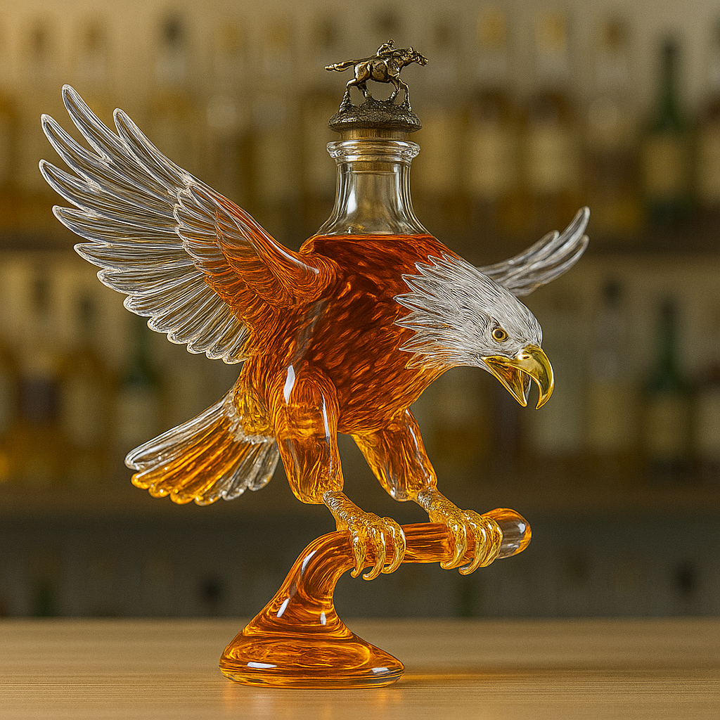 Bald Eagle Whiskey Bottle