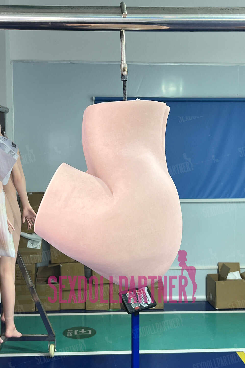 EU Stock - Evalina Full Silicone Big Butt Real-Size Female Torso Sex Doll With Real-looking Skin Texture