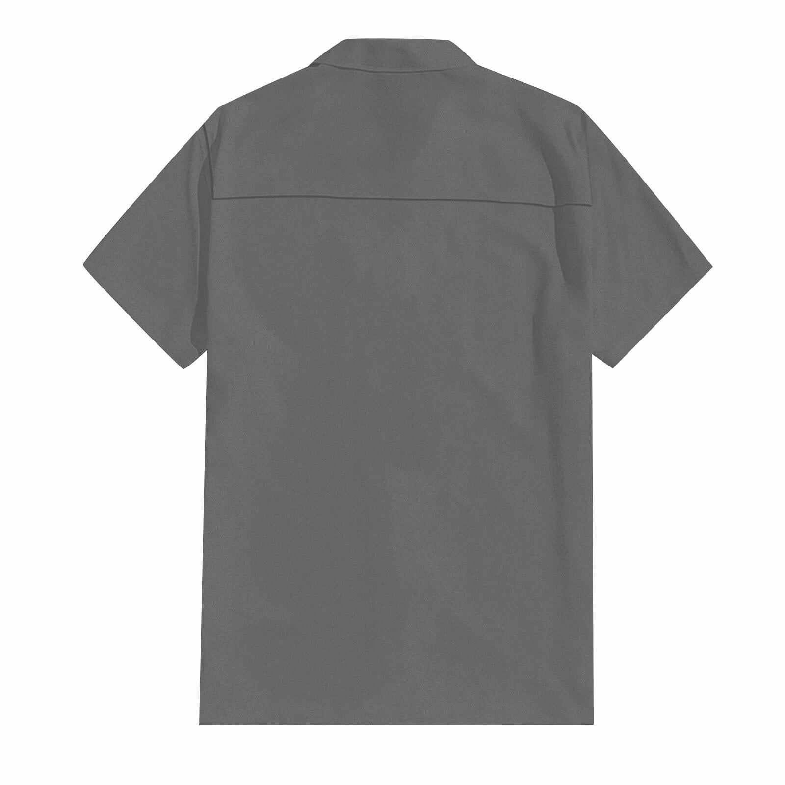 Classic Beach Men Polo Shirt Collar Short Sleeved Work Shirts for Men