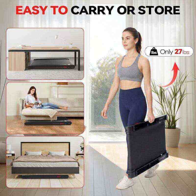 Walking Vibration Pad P1,Vibrating Plate, Remote Control & APP, Lightweight Under Desk Treadmills For Home & Office,Servo Motor Technology, 3 in 1 Portable Walking Pad Treadmill, 22 Lbs Fitness Equipment