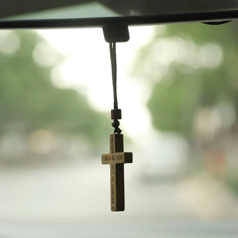 Car Mirror Cross Hanging Ornament