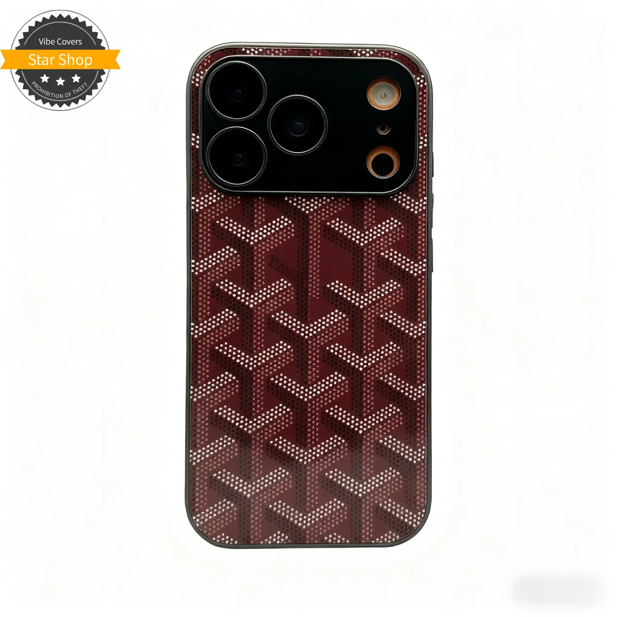 Trendy Full Coverage with Lens Protector IP 17 Pro Max Glass Back Panel 16 Pro Phone Case