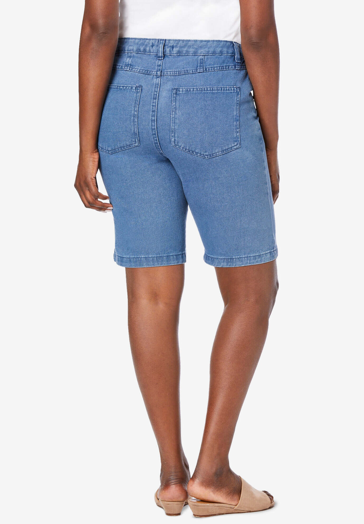 Classic Cotton Denim Shorts