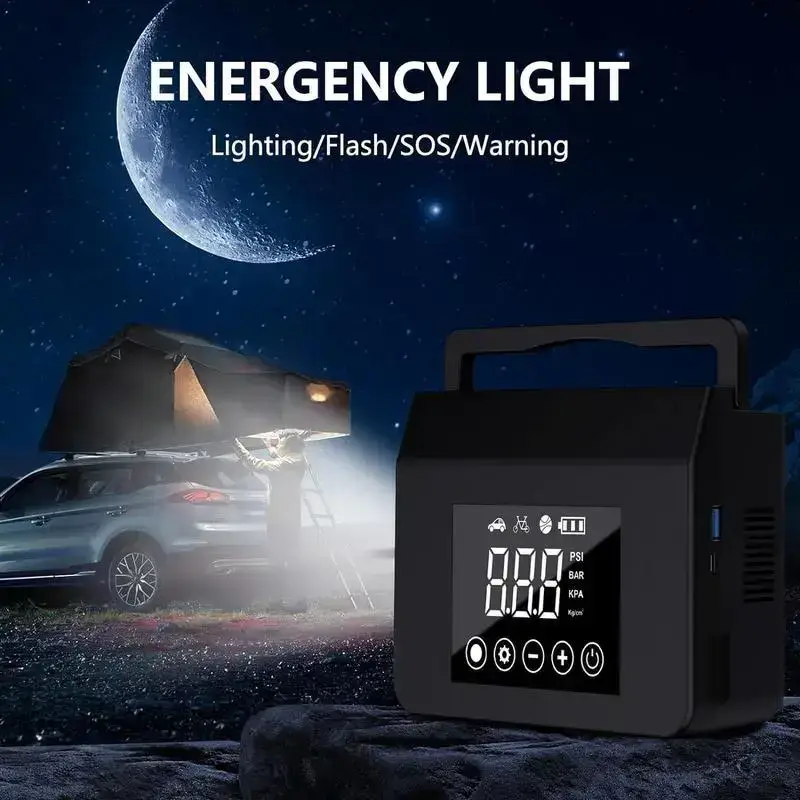 4000A Automotive Car Jump Starter with 150PSI Air Pump, 15000mAh Power Bank - 4-in-1 Vehicle Truck Emergency Tools and Gadgets Car Interior