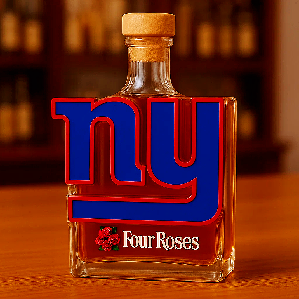 New York Giants Whiskey Bottle——100th Anniversary Edition