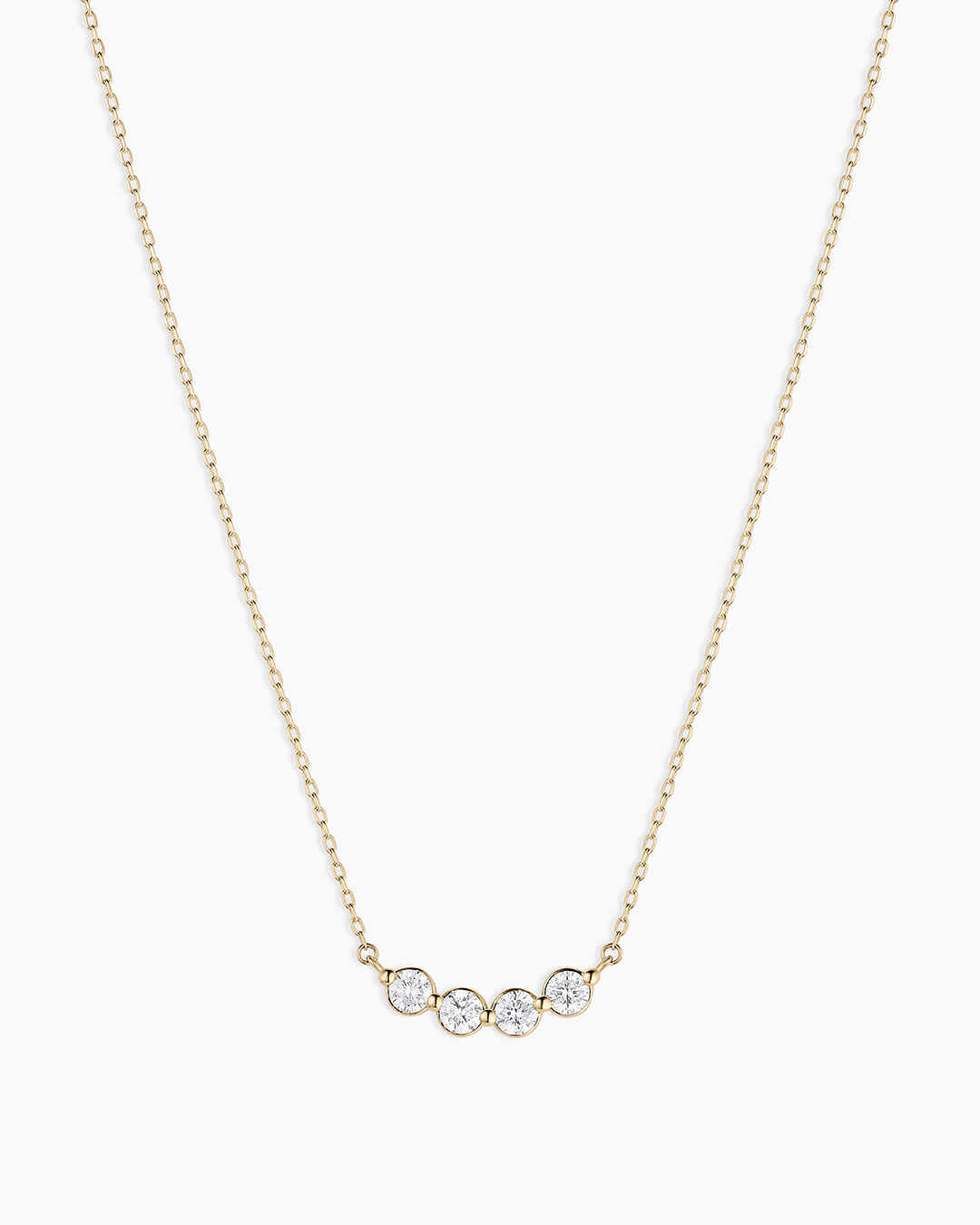 Lab Grown Diamond Halo Cluster Necklace