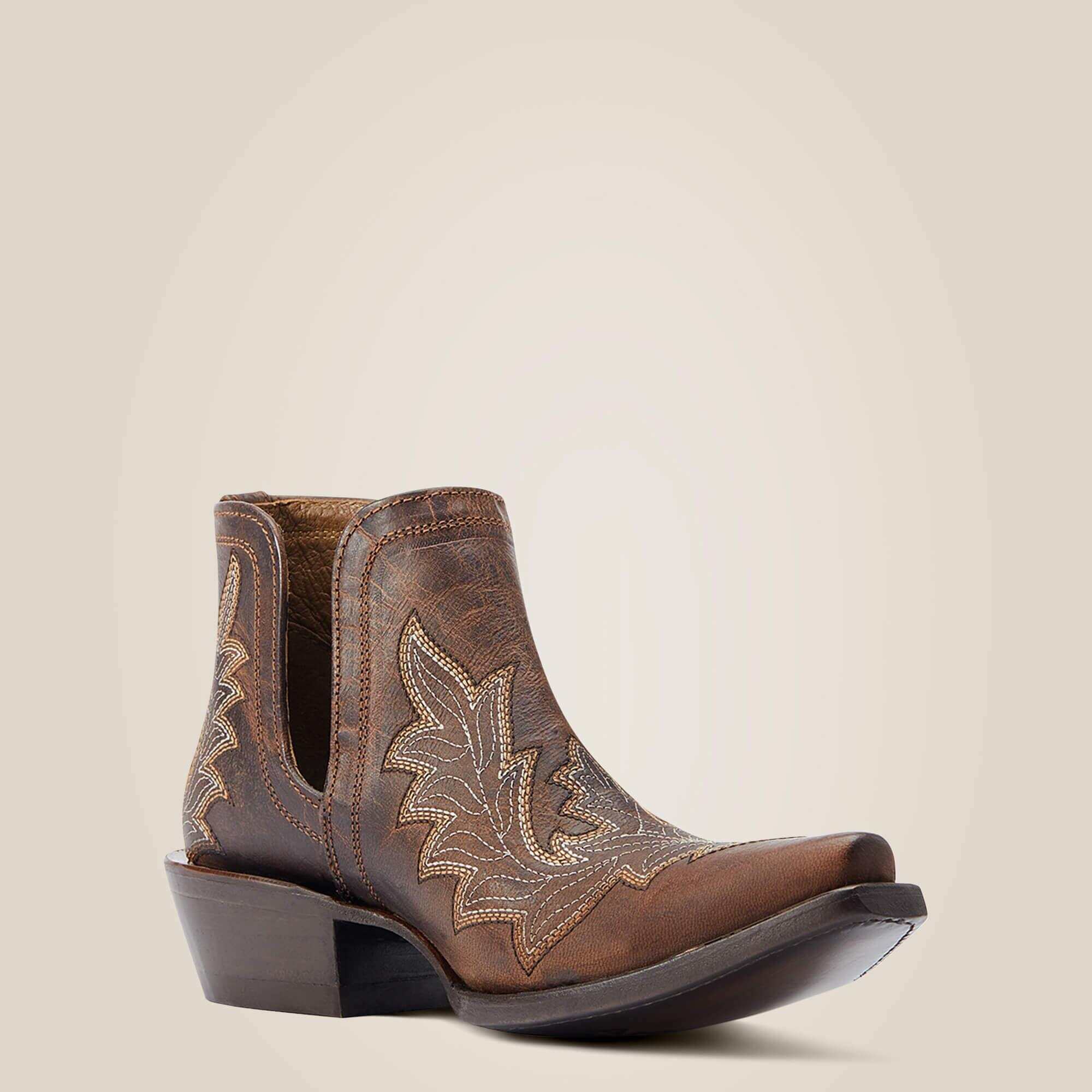 Dixon Low Heel Western Boot