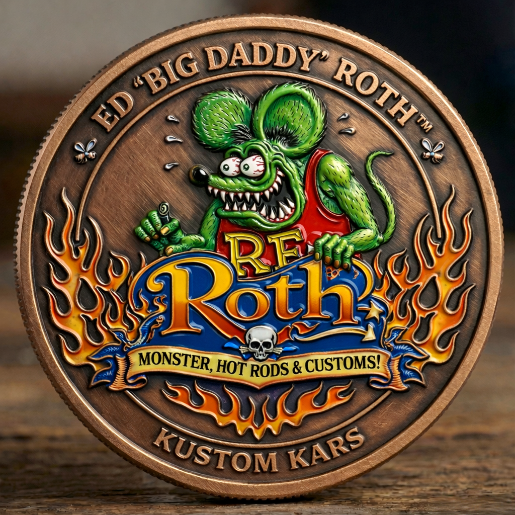 Rat Fink Commemorative coin