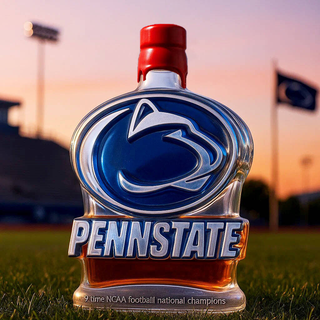 PENNSTATE Nittany Lions honor Whiskey Bottle