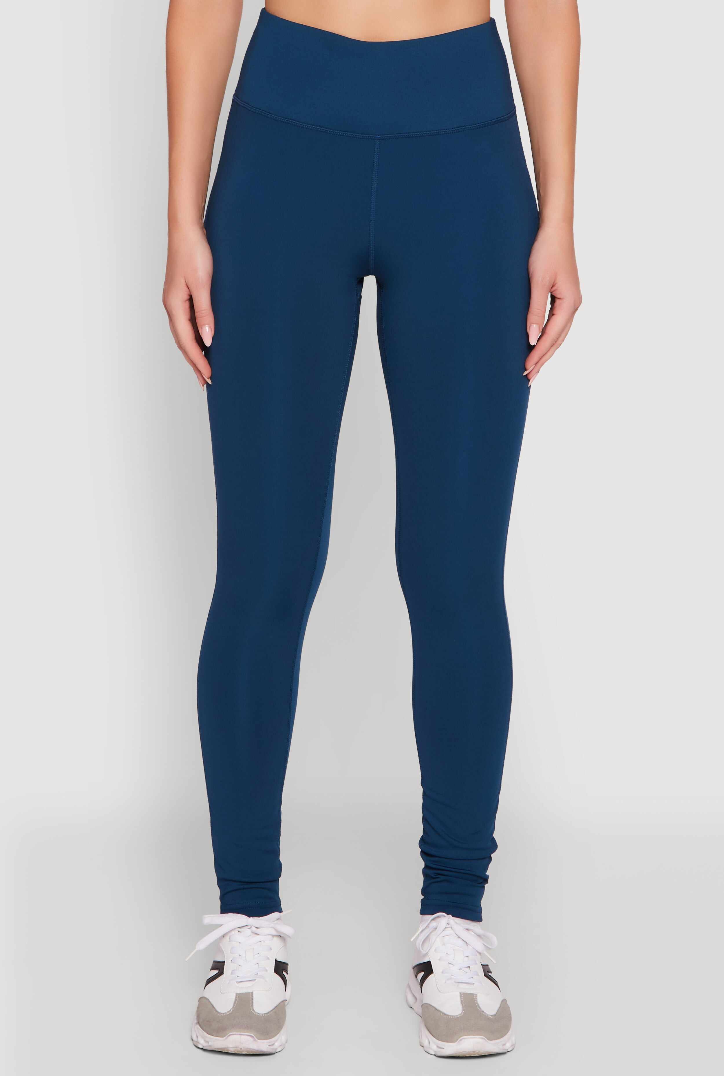 Solid High Waisted Yoga Pants