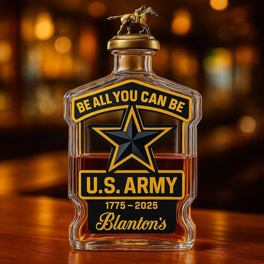 U.S.Army 250th Anniversary Commemorative Whiskey Bottle
