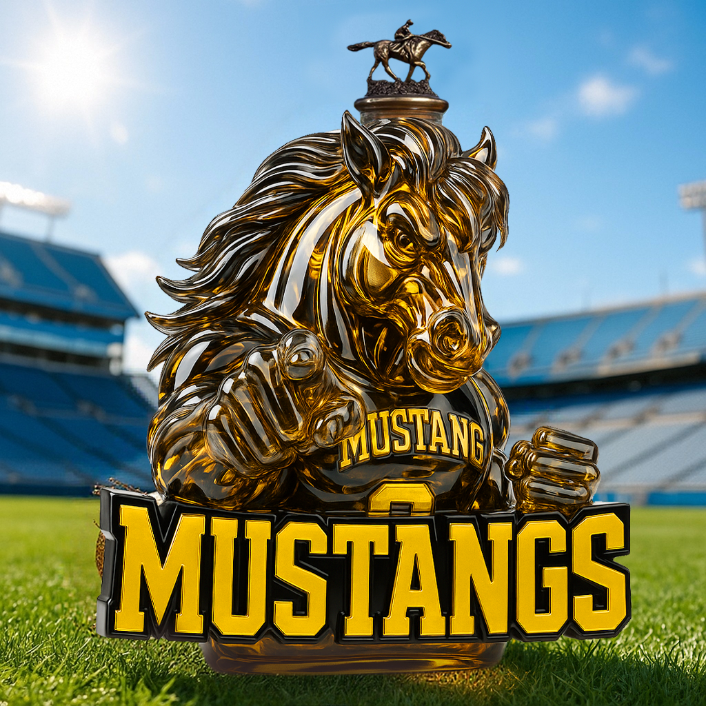 Mustang Whiskey Bottle