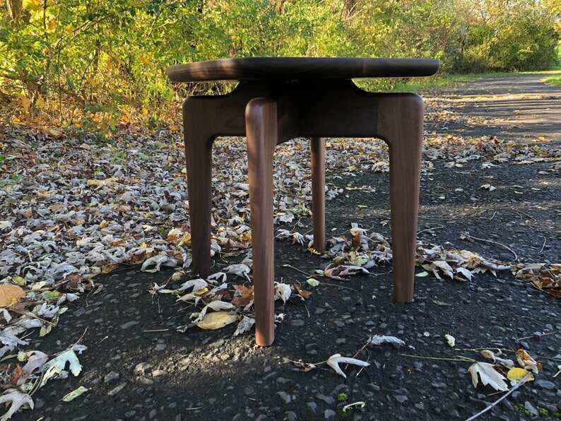 Side Table , Mid Century Modern , Walnut , End Table , Midcentury , Danish Modern
