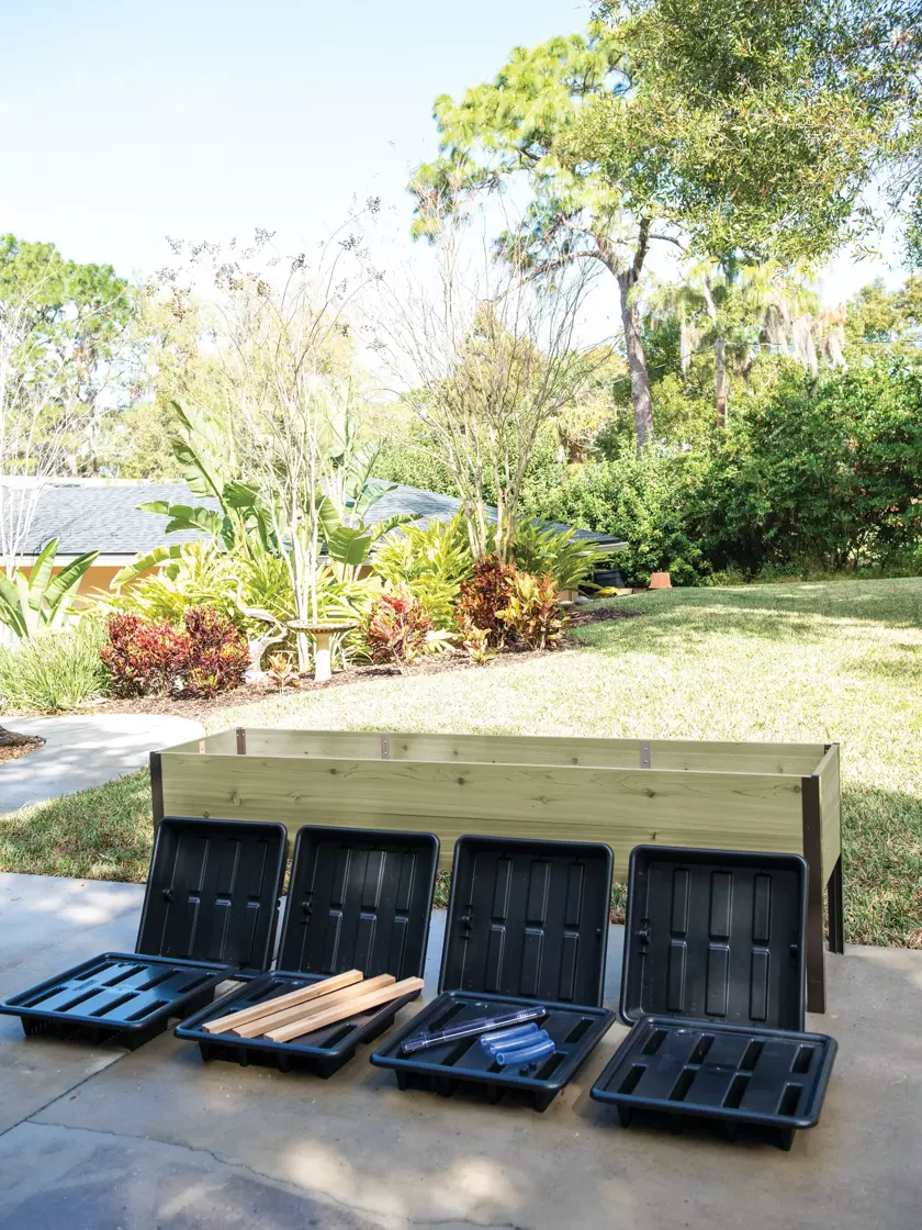 🎍Heavy Duty Standing Garden Planters for ❤️(2' x 8' )