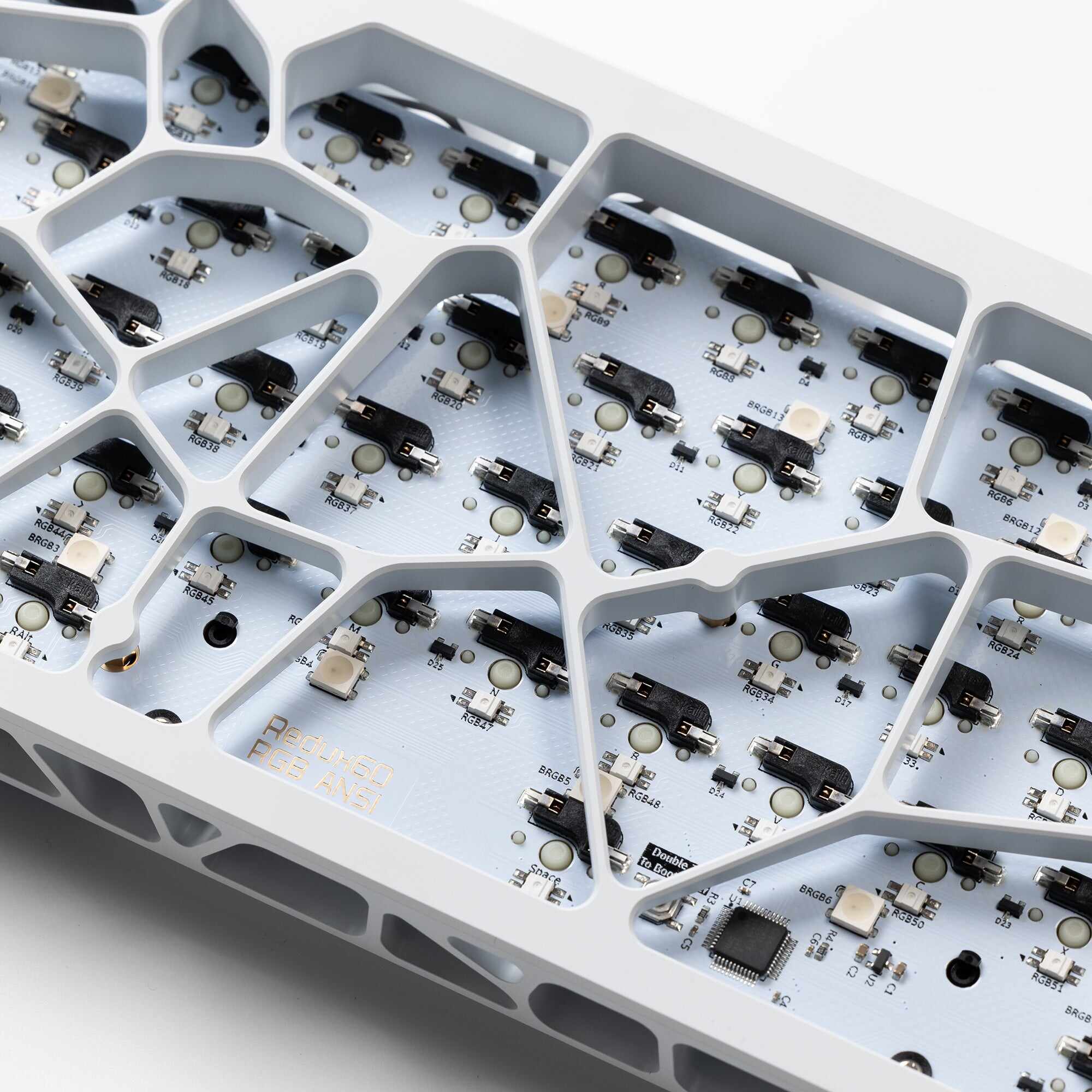 Ready to use Holy60 Keyboard with PBTfans Klein Blue R3