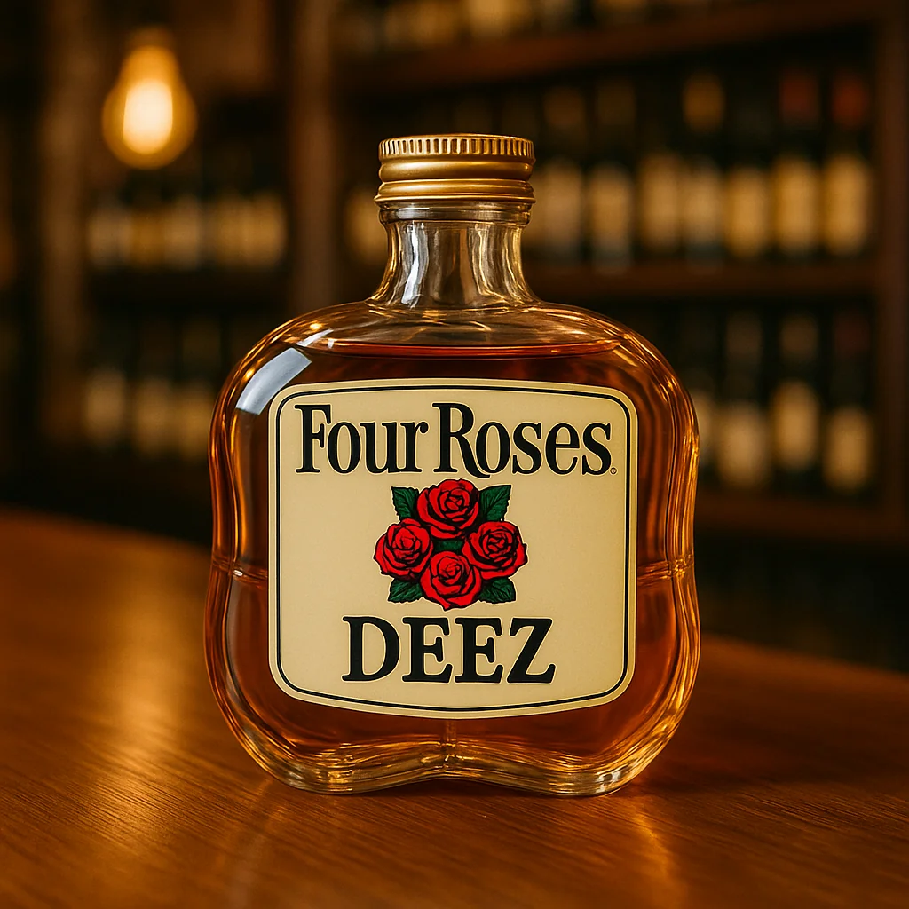 Funny Deez Nuts Whiskey Bottle