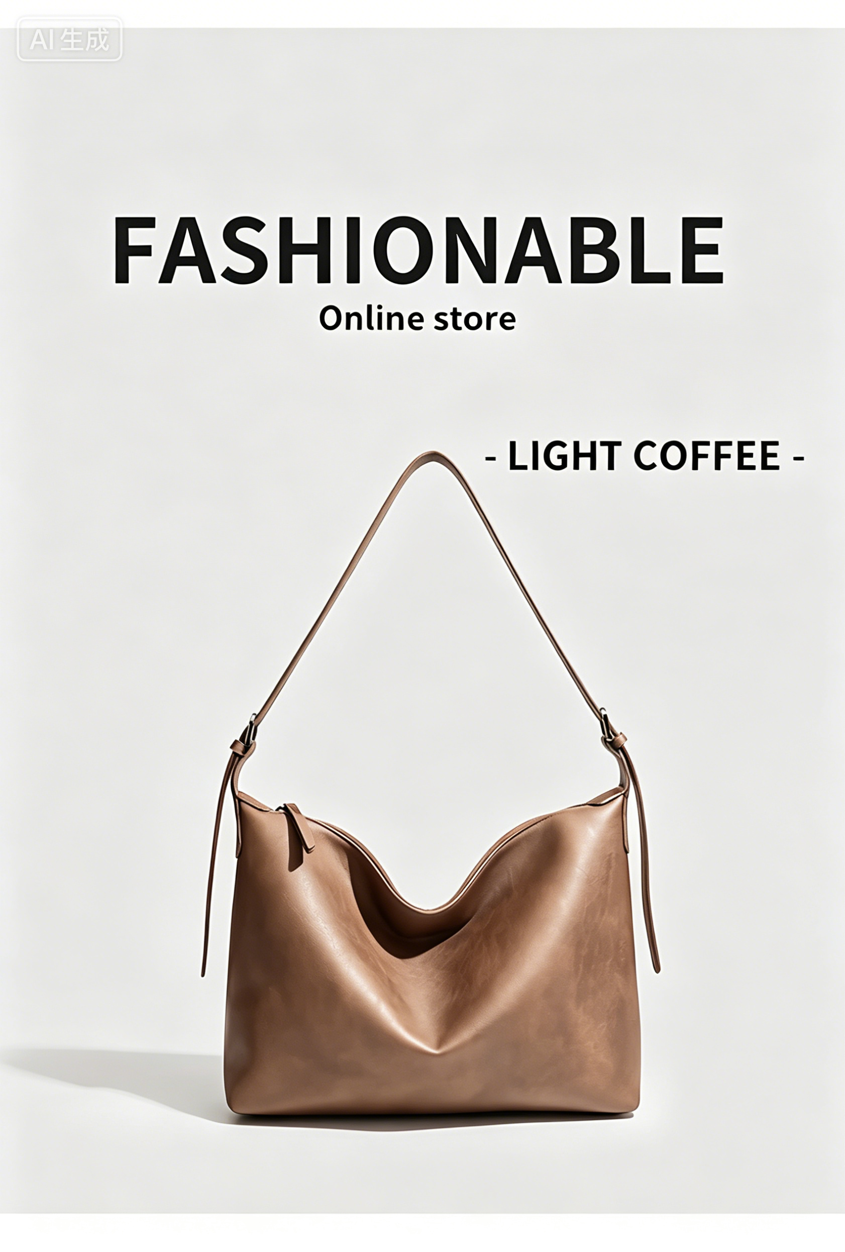 Fashionable handbag with classic design