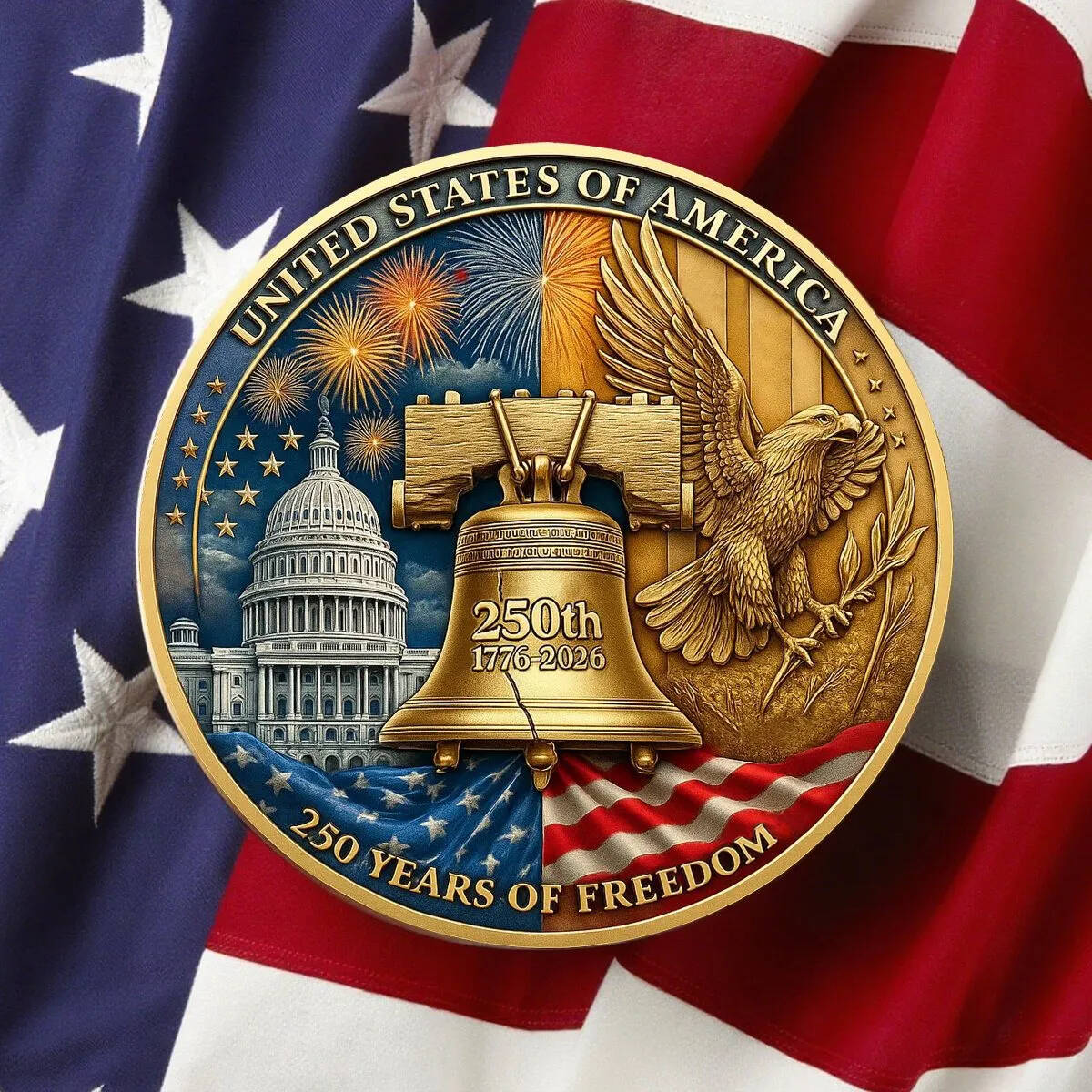 🎉Last Day 49% OFF - America 250th Anniversary Commemorative Coin