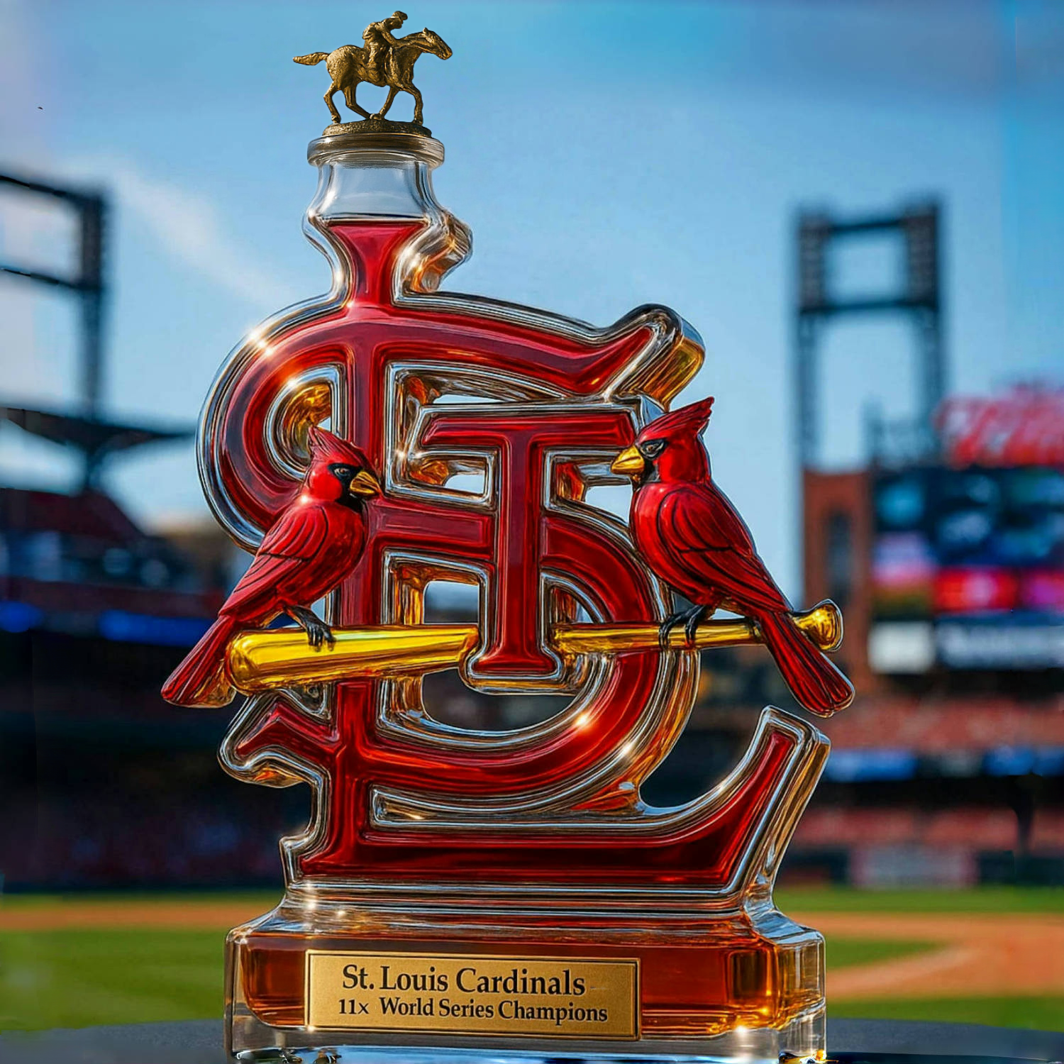 St. Louis Cardinals Limited Edition Whiskey Bottle