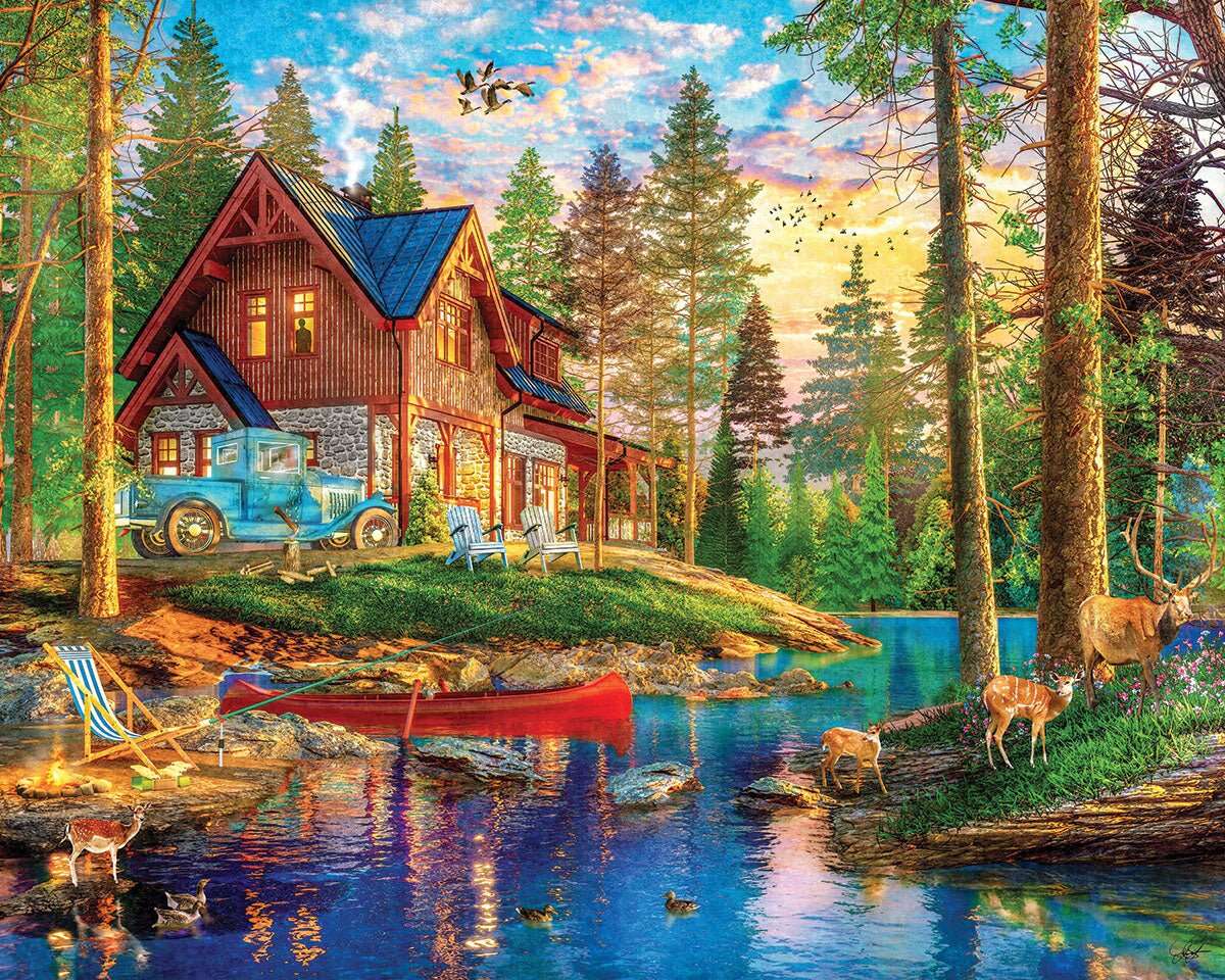 Summer Retreat (1907pz) - 1000 Piece Jigsaw Puzzle