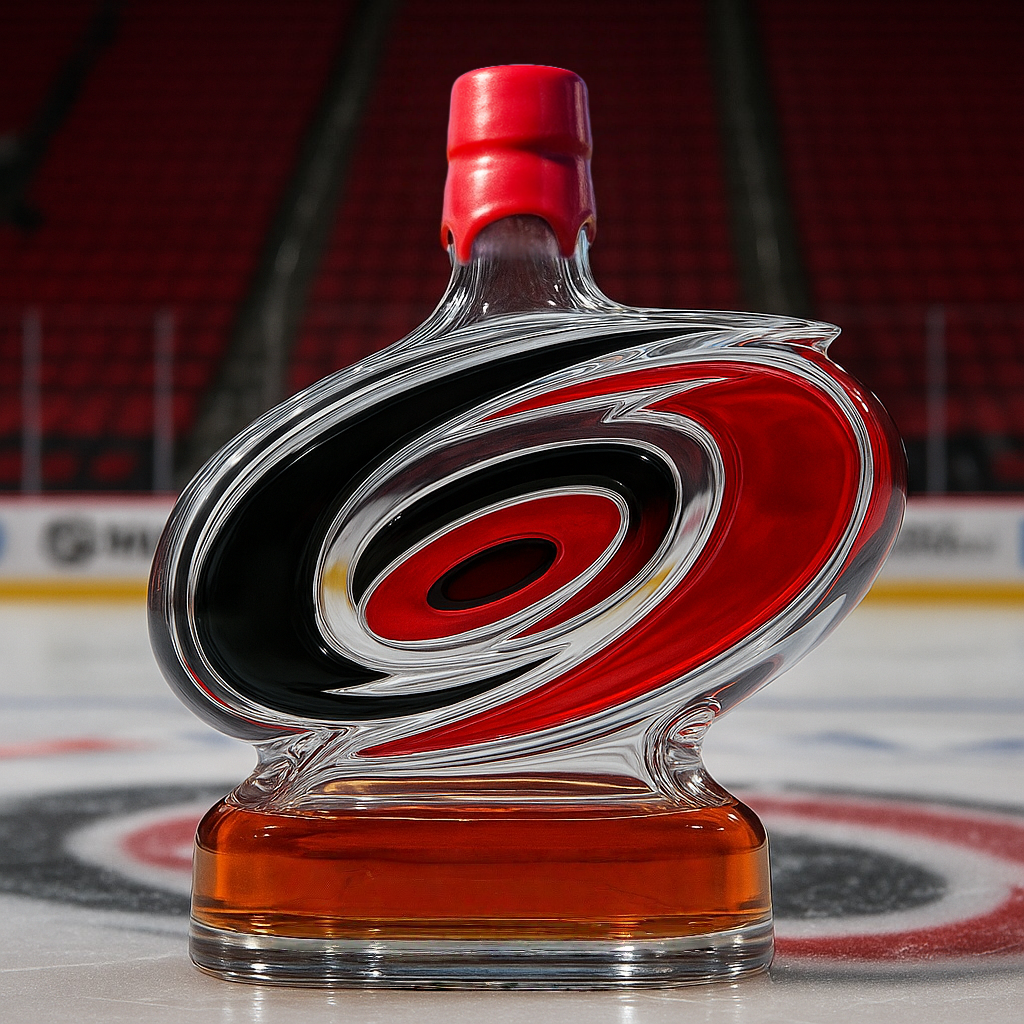 Carolina Hurricanes Whiskey Bottle