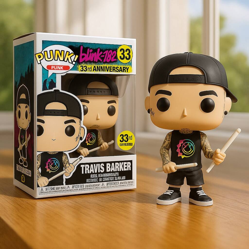 Blink‑182 33rd Anniversary Pop Figure