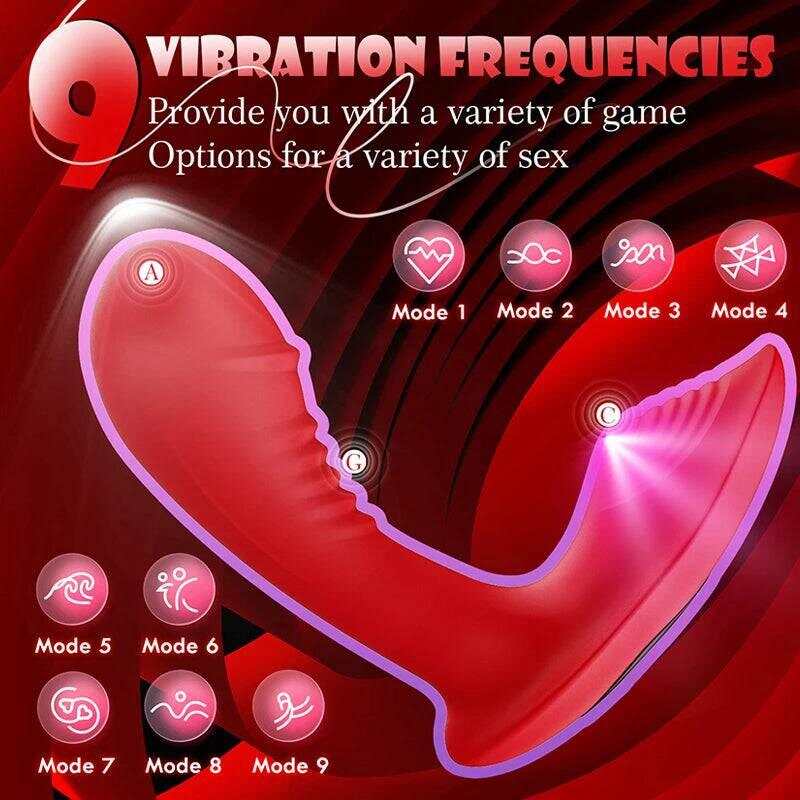 APP Control Wearable Butterfly Rabbit Vibrator: Clitoral & G-Spot Stimulator