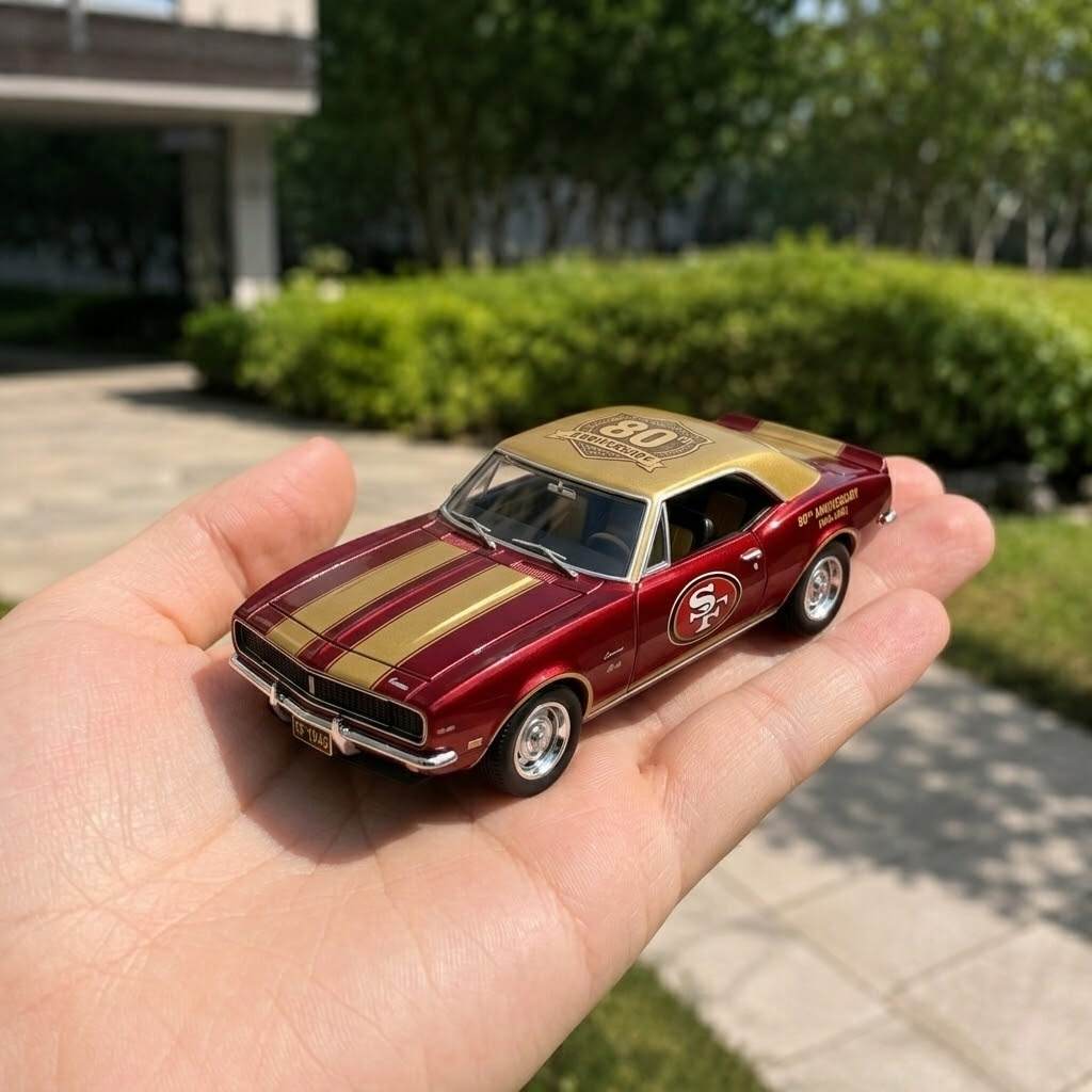 Hot Wheels San Francisco 49ers 80th Anniversary  1967  Chevrolet Camaro