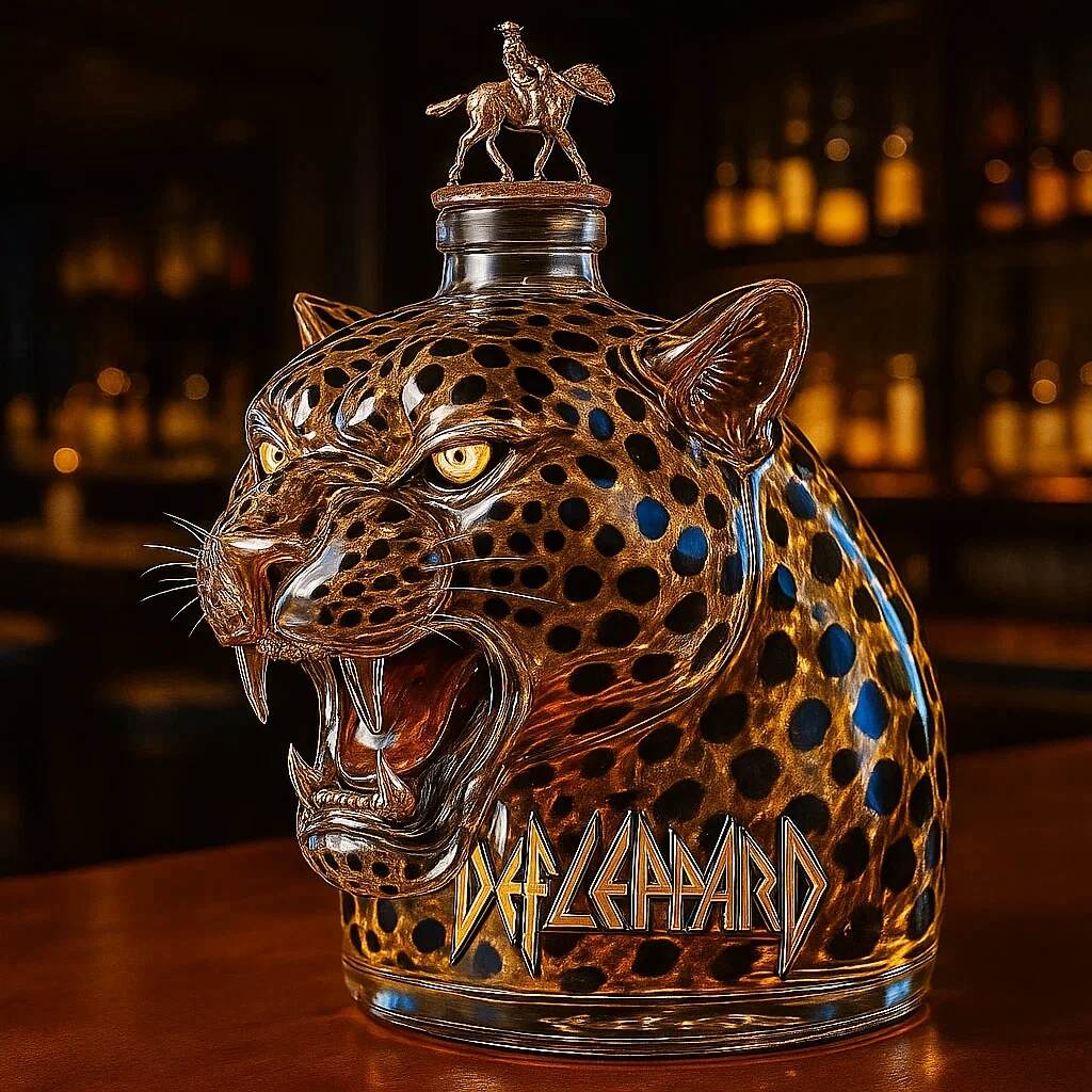 Def Leppard whiskey bottle