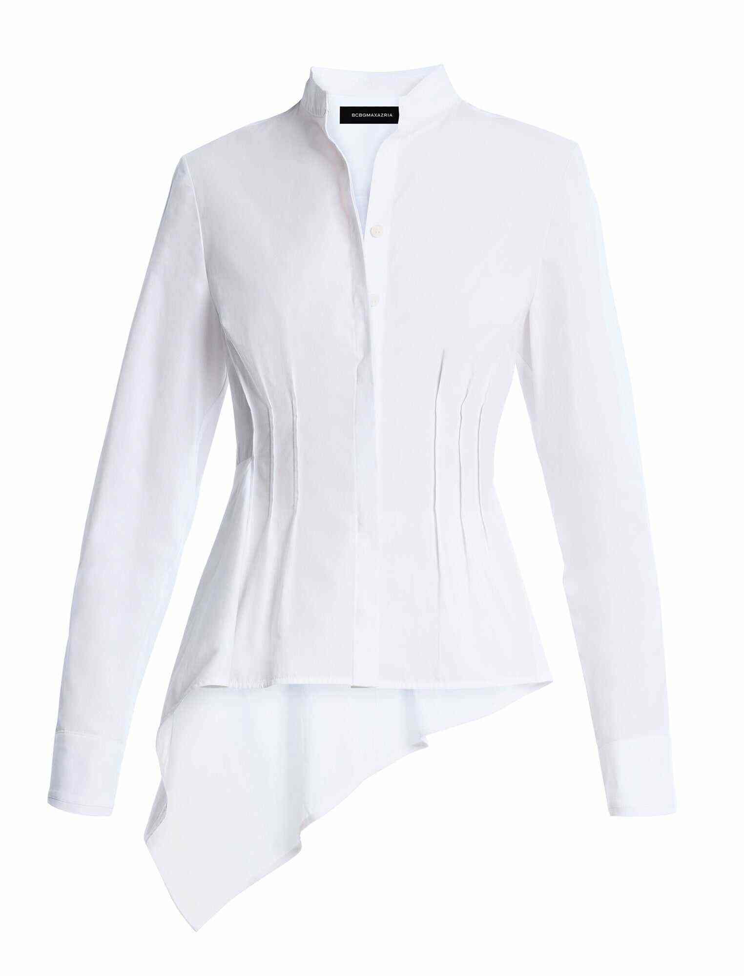 TestAsymmetrical Hem Shirt