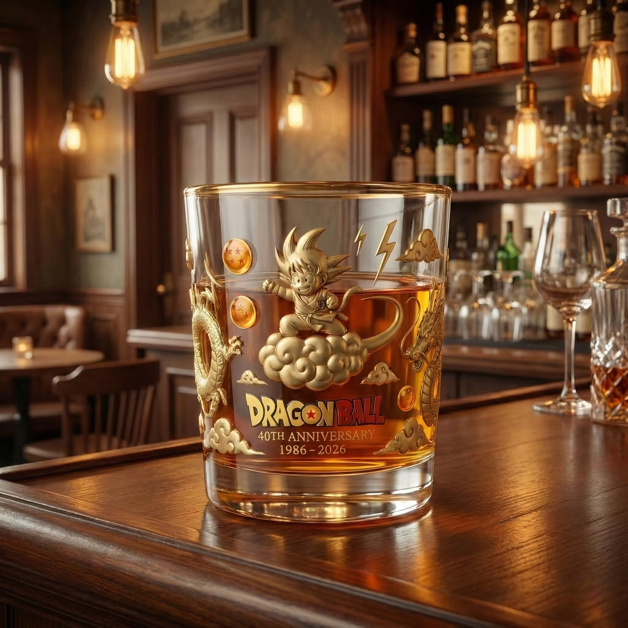 Dragon Ball 40th Anniversary Commemorative Whiskey Glass