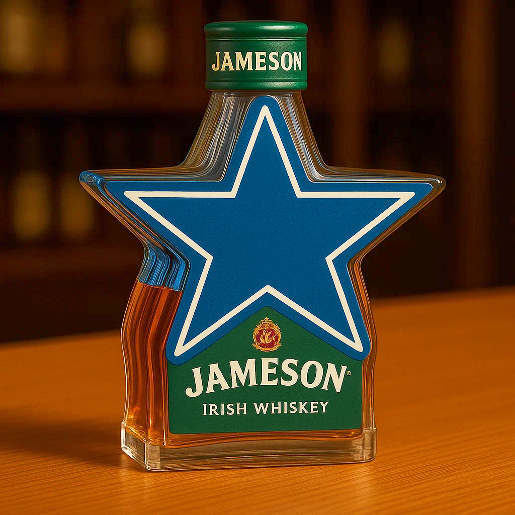 Dallas Cowboys Whiskey Bottle