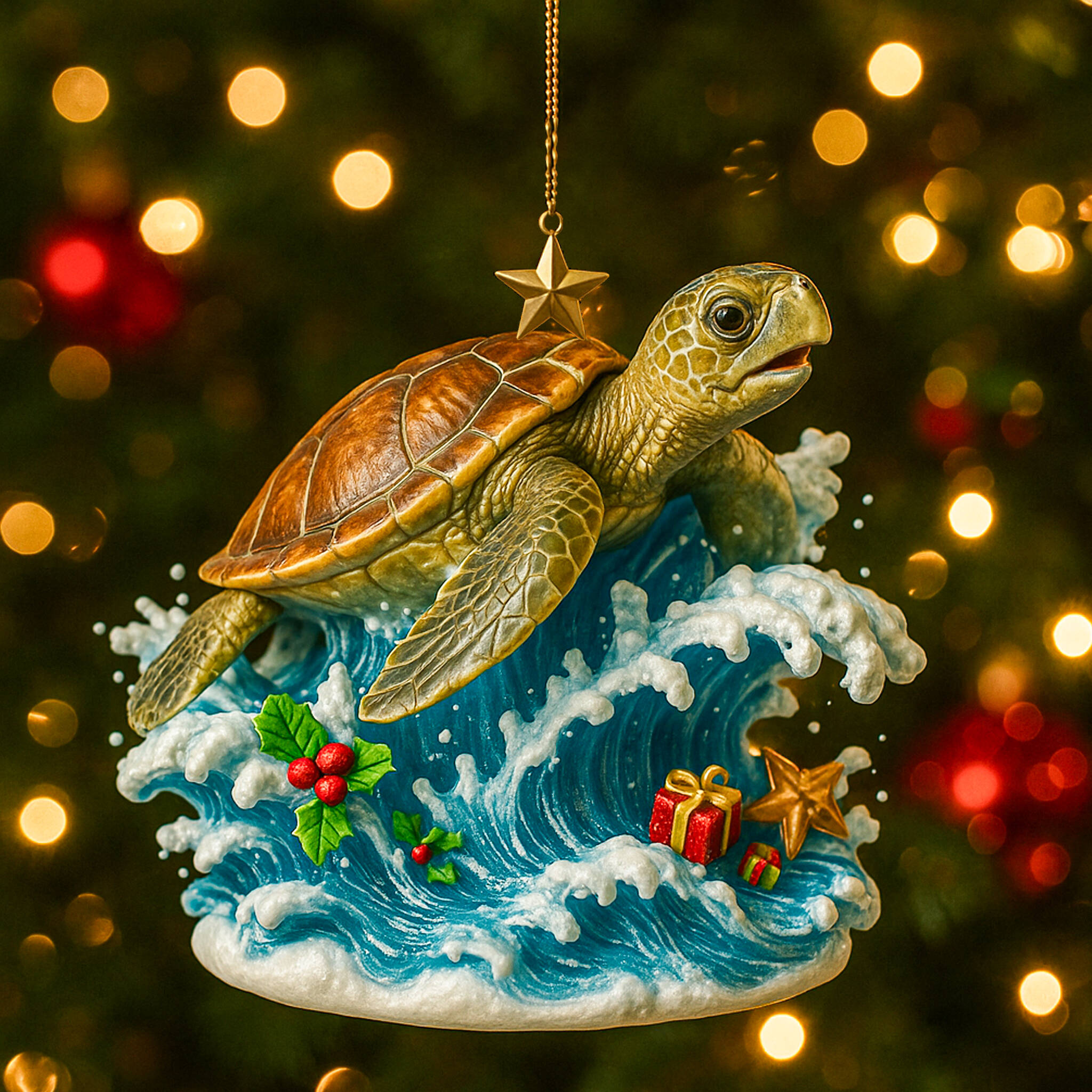 Ocean Wonders Christmas Ornament Set