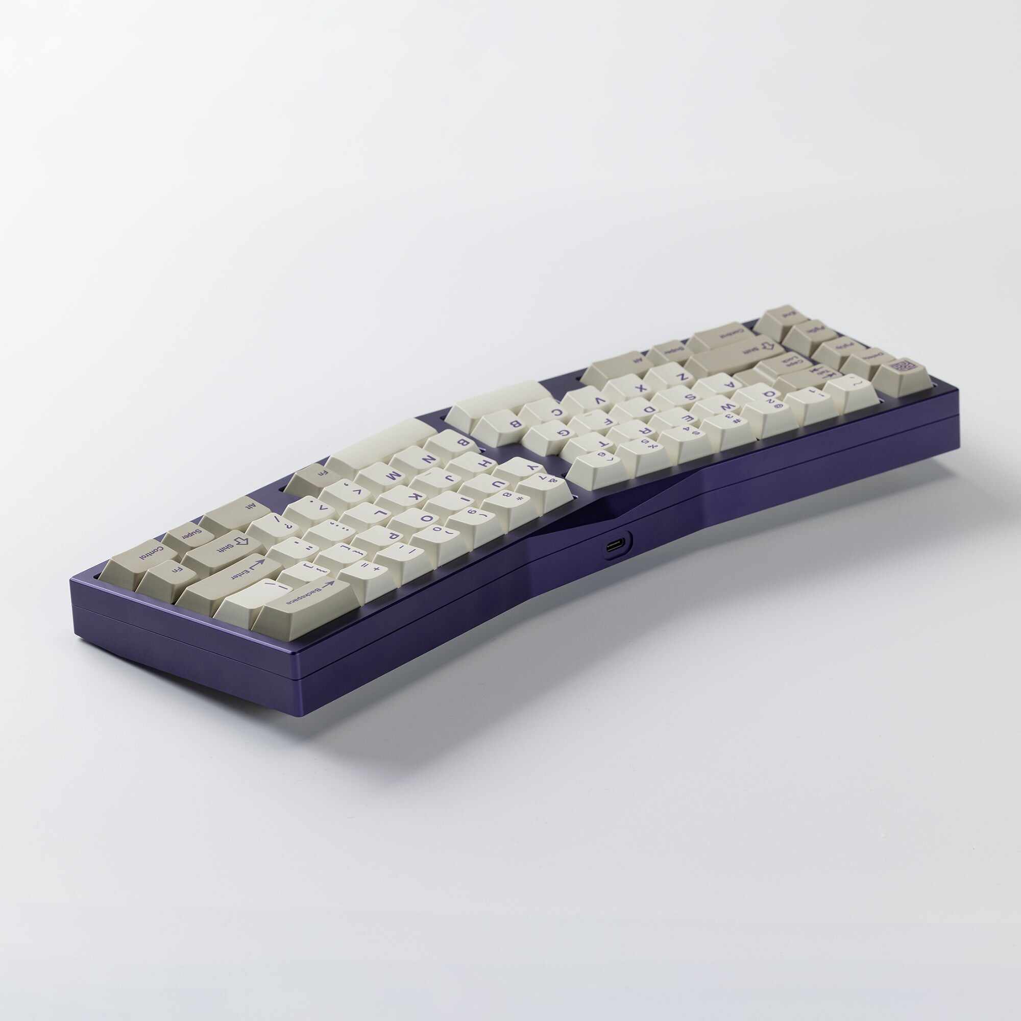 Ready to use Boomerang Patina Gray weightbar with PBTfans Office Love