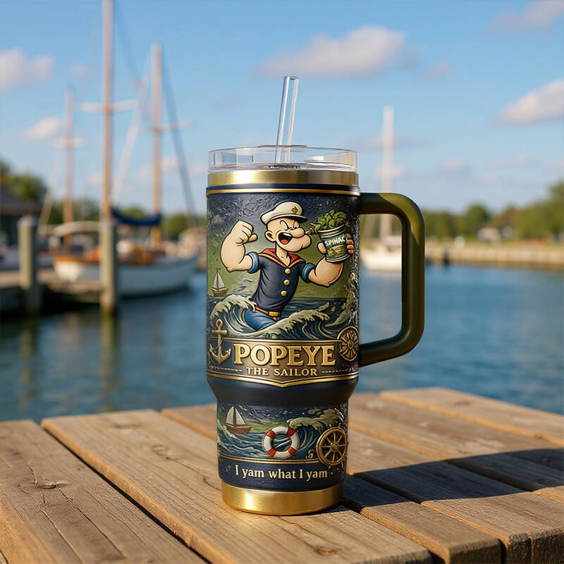 Popeye the Sailor Tumbler