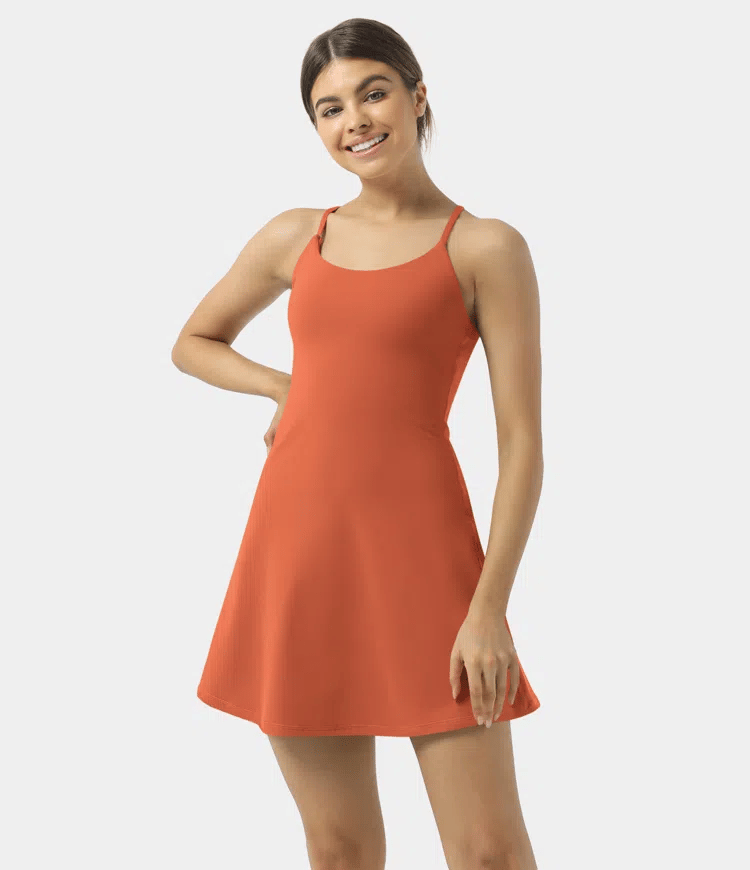 🔥Flash Sale🔥Softlyzero Plush Backless Active Dress-Easy Peezy