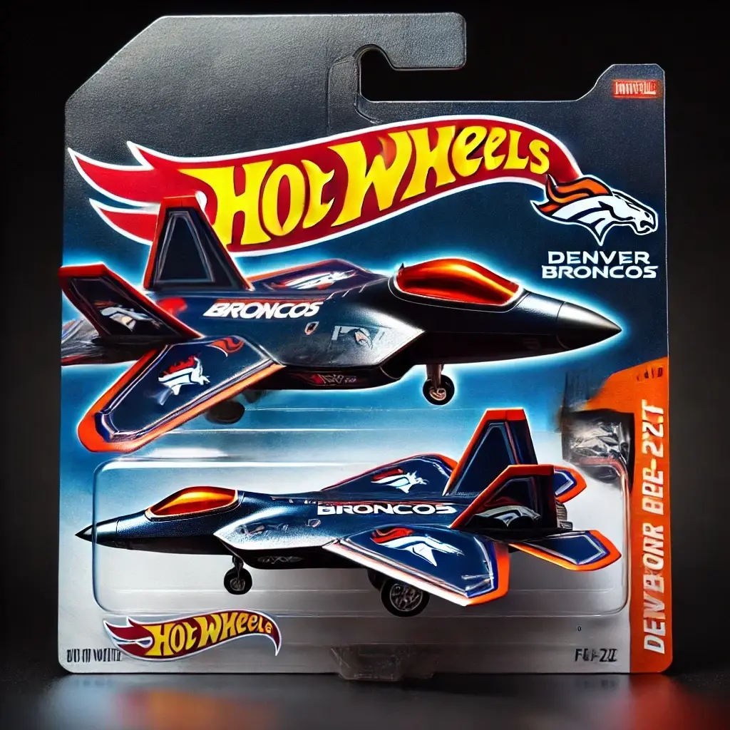 Hot Wheels x NFL F-22 Fighter