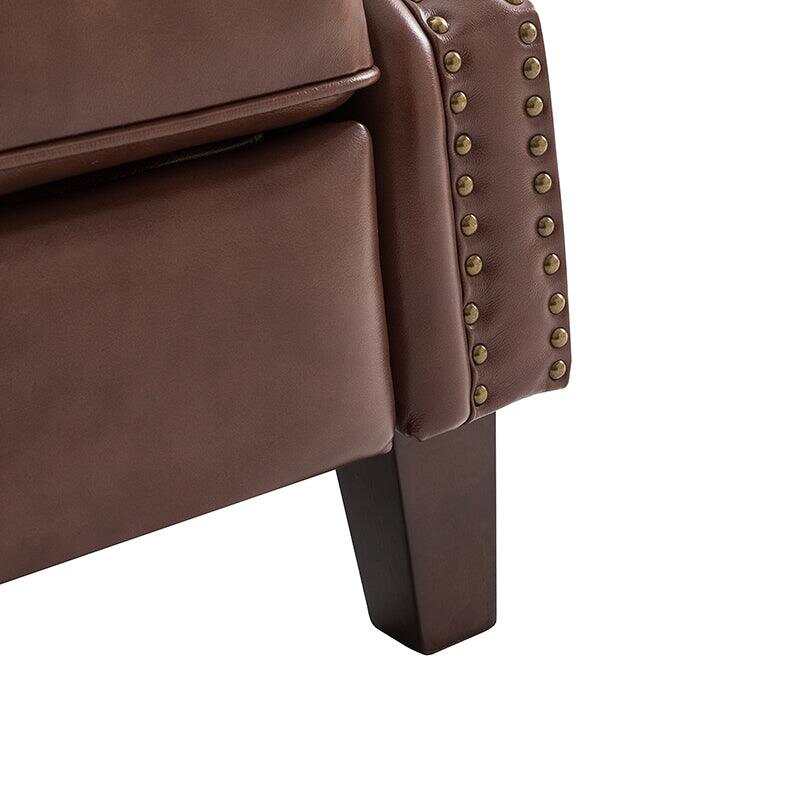 Ryland Genuine Leather Manual Recliner