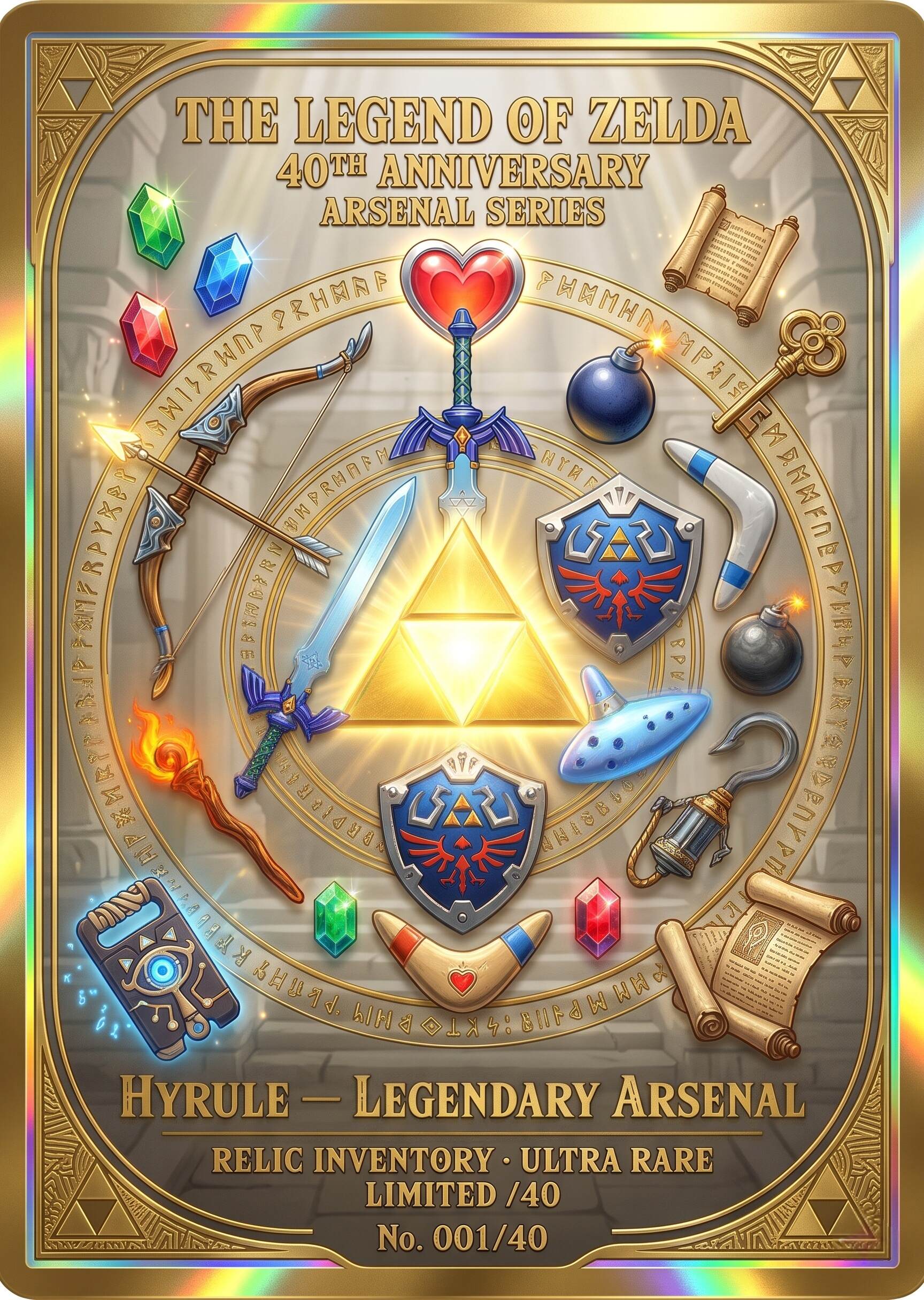 The Legend of Zelda™ 40th Anniversary Master Collection — Ultra Legacy Trading Card Box